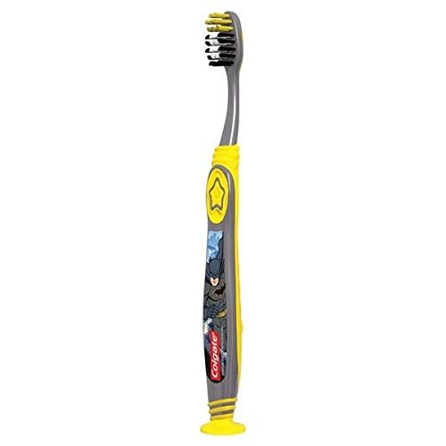 Colgate Batman Toothbrush for Children with Suction Cup, Kids 5+ - Product Imagery