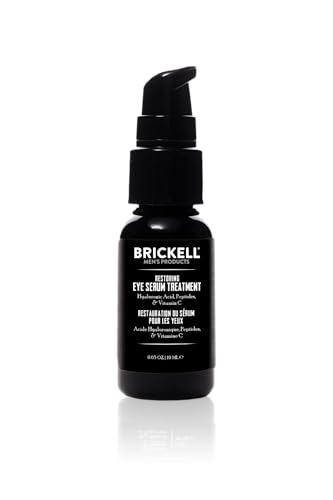 Brickell Men's Products Brickell Men's Dark Circle Under Eye Treatment Serum For Men, Eye Gel to Firm Wrinkles, Reduce D