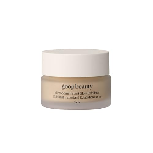 goop Beauty Microderm Exfoliator | Microdermabrasion Scrub to Smooth Textured Skin | 0.5 fl oz – No Scent, 0.5 Ounce (Pa
