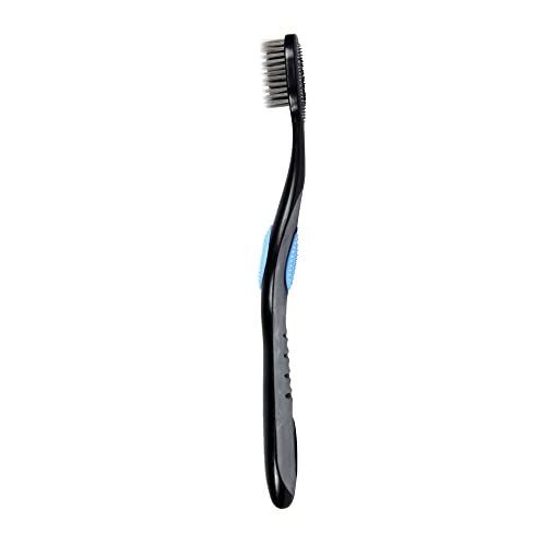 Colgate 360 Charcoal Infused Bristles Medium Toothbrush, 1 Count - Product Imagery