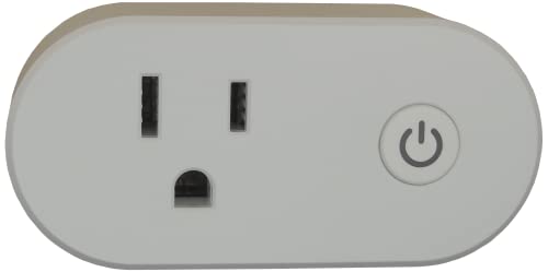 KAUF Power Monitoring Smart Plug with ESPHome, Compatible with Tasmota, Made for Home Assistant (4) – White, Copper
