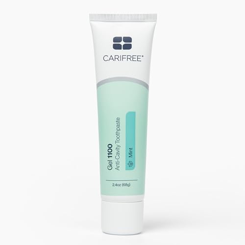 CariFree Gel 1100 (Mint) Anti-Cavity Fluoride Toothpaste with - Product Imagery