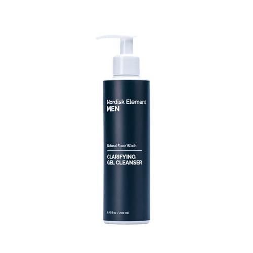 Nordisk Element Men’s Face Wash – Clarifying Gel Cleanser with - Product Imagery