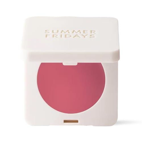 Summer Fridays Blush Butter Balm - Skincare-Infused Hydrating Cream Blush with Hyaluronic Acid, Ceramides, & Shea Butter