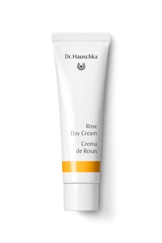 Dr. Hauschka Rose Day Cream, Daily Moisturizer, 1.0 US fl oz, For Dry, Sensitive, Red Skin, With Shea Butter & Avocado O