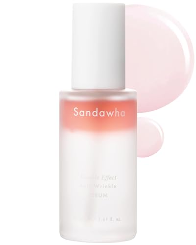 SKINCURE Sandawha Double Effect Anti-Wrinkle Serum with Camellia Extract - Korean Skincare Vegan Camellia Serum for Fine