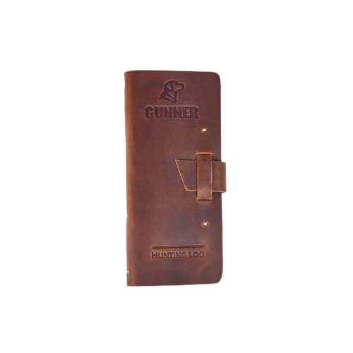 4.6 4.6 out of 5 stars GUNNER Hunting Log Journal Notebook, Premium Leather Field Journal