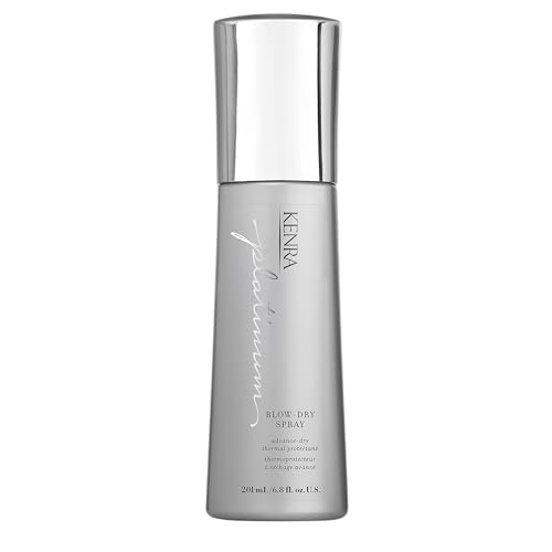 Kenra Platinum Blow-Dry Spray | Time-Saving Heat Protectant | Detangles, Smooths, and Softens | Eliminates Frizz & Resis