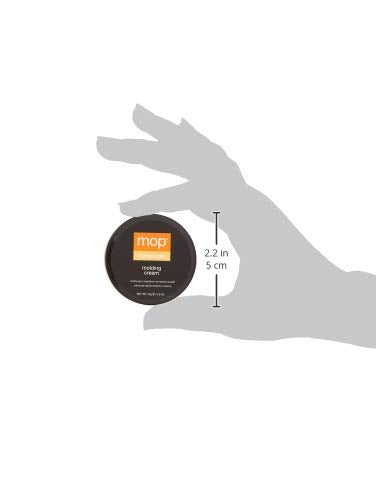 MOP Orange Peel Molding Cream in 2.6 oz jar, matte finish, ideal for styling and shaping hair with a smooth, natural look.