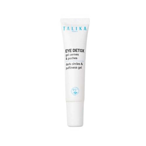 Talika Eye Detox Gel - Dark Circles & Puffiness Gel, Quick-Absorbing Under Eye Care, New Caffeinated Blend, Depuffing, I