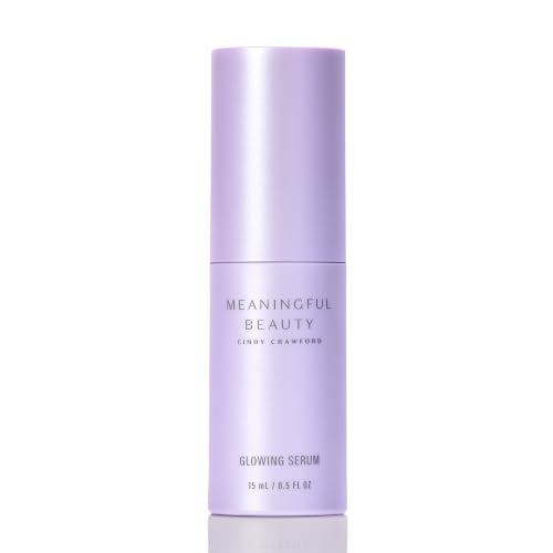 Premium Selection Meaningful Beauty Glowing Serum with hydrating formula and radiance-boosting ingredients in a sleek bottle.