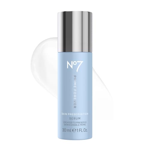 No7 Prime Forever Skin Preservation Face Serum, Hyaluronic Acid, 1 oz