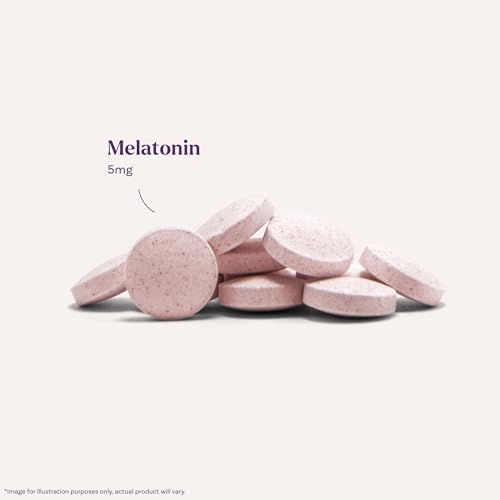 Natrol Melatonin 5 mg Fast Dissolve Tablets, Strawberry, 90 Count - Product Imagery