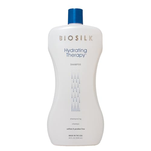 BioSilk Hydrating Shampoo, Replenishes Hair Moisture For Strong, Smooth Hair, Sulfate, Paraben, & Cruelty-Free, 34 Oz – 