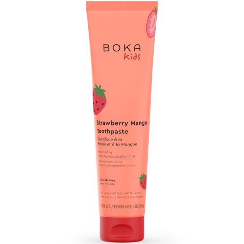 Boka Kids Toothpaste - Fluoride Free Nano Hydroxyapatite - Product Imagery