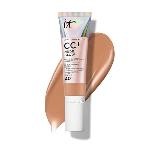 IT Cosmetics CC+ Cream Nude Glow Foundation with SPF 40 - Healthy Glow Tint