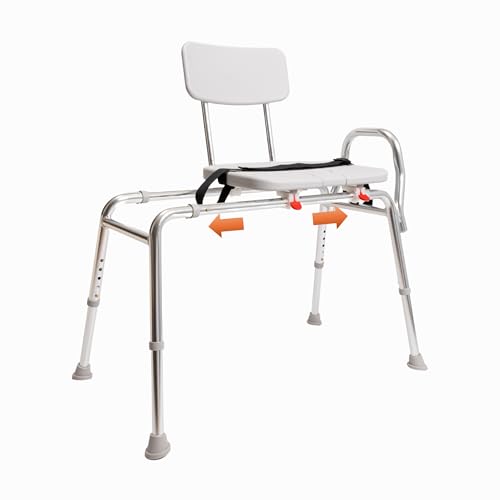 Eagle Health Supplies Pro-Slide Shower Chair & Tub Transfer - Product Imagery