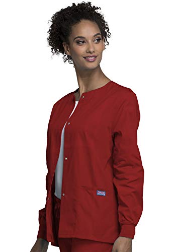 Cherokee WW Originals Scrubs Jacket for Women Snap Front 3 - Product Imagery