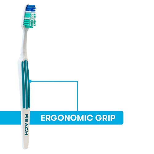Reach Advanced Design Firm Bristle Toothbrushes, 7 Count - Product Imagery