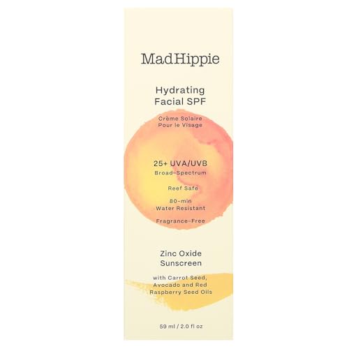Mad Hippie Hydrating Facial SPF 25+, Zinc Oxide Sunscreen, - Product Imagery