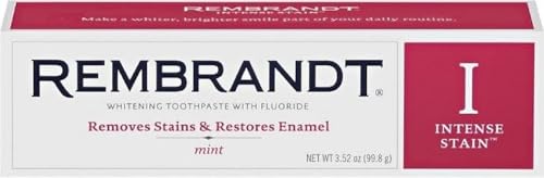 REMBRANDT Intense Stain Whitening Toothpaste With Fluoride, - Product Imagery