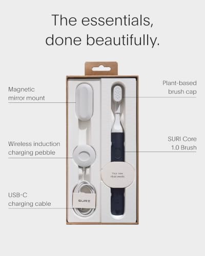 SURI NEW Core Sonic Electric Toothbrush | Up to 4 Weeks Battery - Product Imagery
