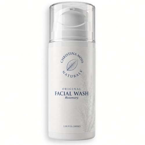 Christina Moss Naturals Rosemary Facial Wash | For Daily Cleansing | Original Formula (3.38 oz) – Rosemary