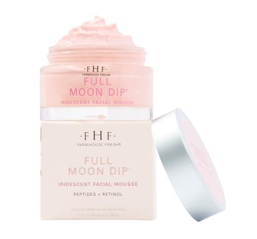 FarmHouse Fresh Full Moon Dip Peptide Moisturizer for Face with Retinol & Collagen, 1.7 oz – Organic