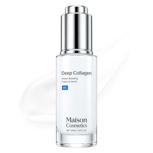 Zorlyna Maison Cosmetics Deep Collagen Serum, Korean Collagen Face Serum for Mature Skin, Hydrating & Firming Facial Ser