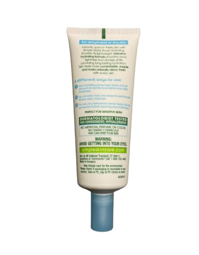 Simple Water Boost Hydrating Booster, Dry Sensitive Skin, 0.85 - Product Imagery