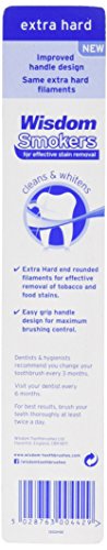 Wisdom Smokers Toothbrush - Extra Hard - ( Color May Vary ) - Product Imagery