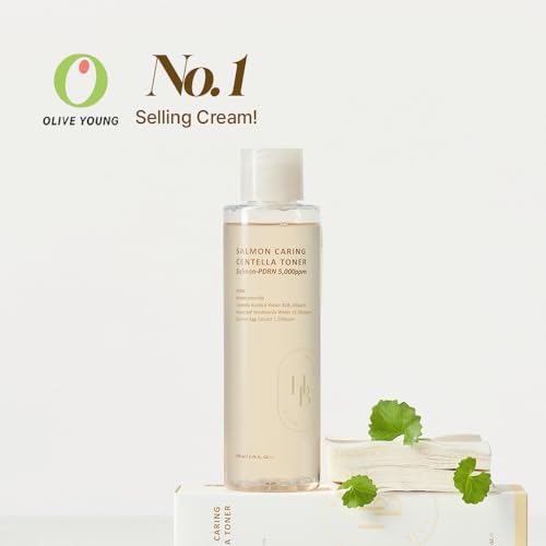 HEVEBLUE Salmon Caring Centella Toner - Salmon PDRN, pH 5.5, - Product Imagery