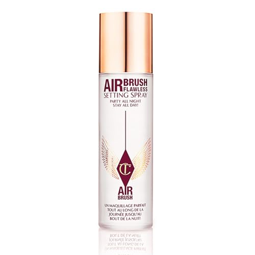 Charlotte Tilbury Airbrush Flawless Setting Spray - Ultra-Fine Hydrating Mist to Prime & Set Makeup Up to 16Hr – Soothes