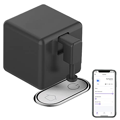 SENCKIT Smart Switch Button Pusher: Wireless App or Timer Control, No Wiring, Smart Bluetooth Fingerbot for Light Switch