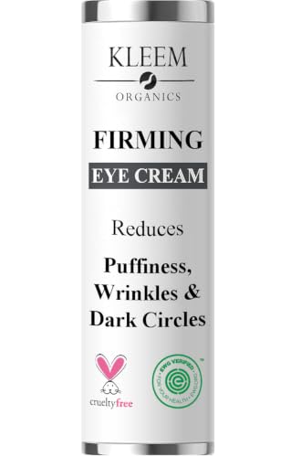 Kleem Eye Firming Cream for Dark Circles, Puffy Eyes, Fine Lines & Wrinkles