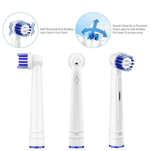Replacement Toothbrush Heads Compatible with Oral B Braun - Product Imagery