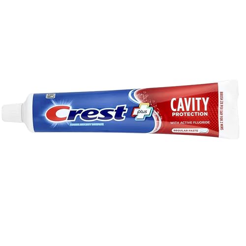 Crest Toothpaste 8.2 Ounce Cavity Protection Regular (Pack of 2) - Product Imagery