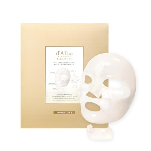 d'alba Piedmont Signature Vita Capsule Hydrogel Mask 8-Shape - Product Imagery