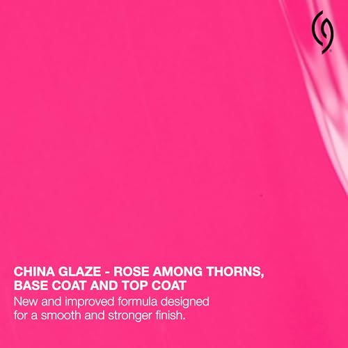 China Glaze CG Nail Polish Set – Rose Among Thorns Hot Pink Nail - Product Imagery