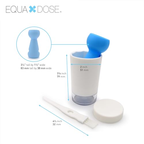 EQUADOSE Pill Crusher for Adults, Seniors & Pets, Pug Tablet - Product Imagery