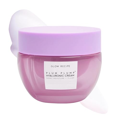 Glow Recipe Plum Plump Hyaluronic Acid Face Cream Moisturizer, - Product Imagery