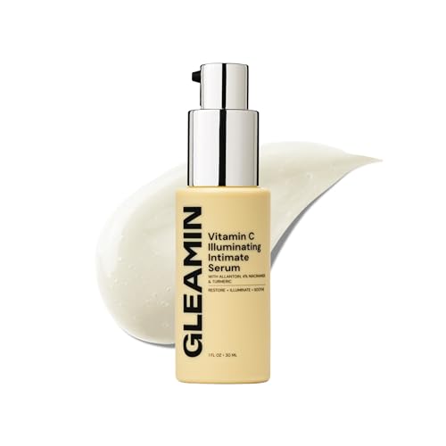 Gleamin Illuminating Intimate Serum 1fl oz, Vitamin C Serum, 4% Niacinamide – Cruelty Free, Paraben Free, Sulfate Free, 