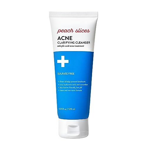 Peach Slices - Acne Clarifying Cleanser (4.05 oz) - 2% Salicylic - Product Imagery