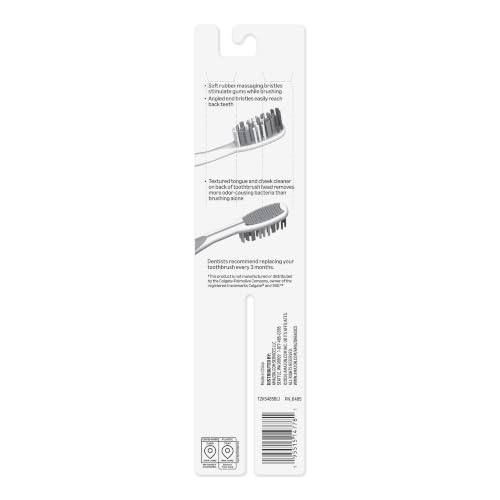 Amazon Basics Rotation Adult Manual Soft Bristle Toothbrush with - Product Imagery
