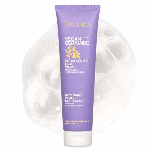 Pacifica Face Wash for Sensitive Skin Facial Cleanser Vegan - Product Imagery