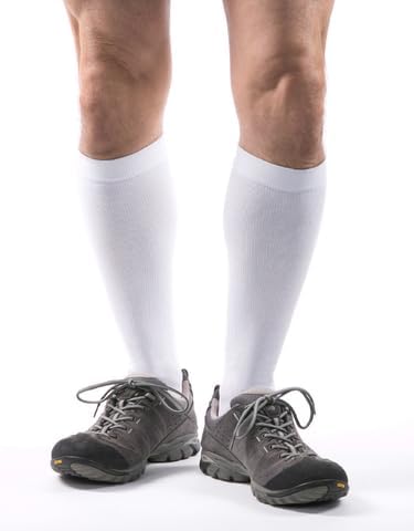 Allegro Unisex Cotton Knee High Firm Graduated Compression Socks - Product Imagery