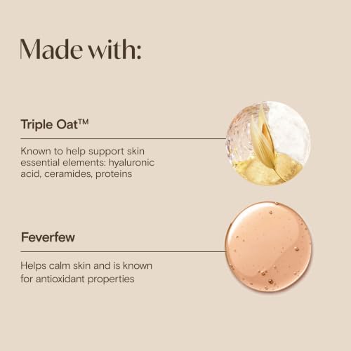 Aveeno Calm + Restore Triple Oat Face Serum, 1 fl. oz - Product Imagery