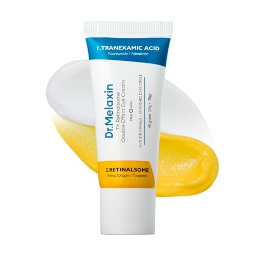 DR.MELAXIN TX Tranexamic Acid Retinalsome Dual Eye Cream with Adenosine Niacinamide for Dark circle Repairing | Daily An