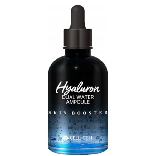 CELLBYCELL Hyaluron Dual Water Ampoule | Replenish Your Skin with Hyaluronic Acid | 50ml – Antioxidant, Cruelty Free, Na
