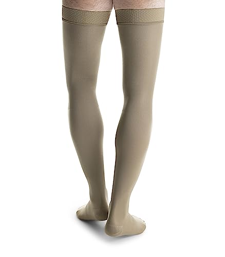 JOBST forMen Thigh High 20-30 mmHg Ribbed Dress Compression - Product Imagery